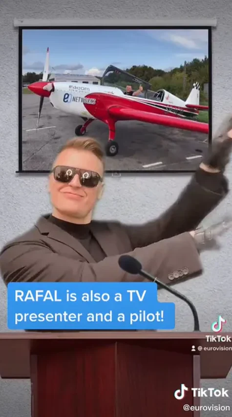 filmik promocyjny Rafała Brzozowskiego, screen z TikToka filmik promocyjny Rafała Brzozowskiego, screen z TikToka