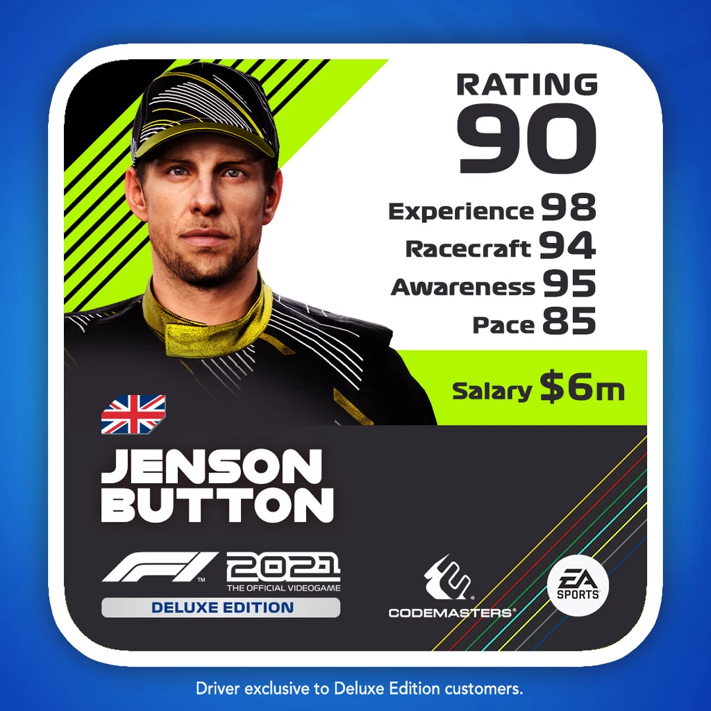 Jenson Button (90) - zdobył Mistrzostwo Świata w 2009 roku w pierwszym sezonie Brawn GP.