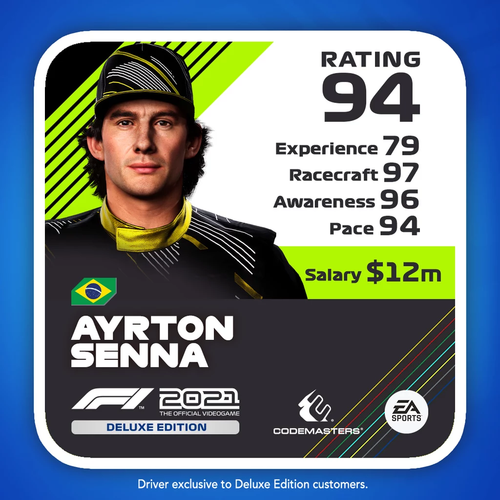 Ayrton Senna (94) - 41 zwycięstw, 65 pole position i trzy tytuły mistrza świata.