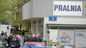 Policja na miejscu zdarzenia 