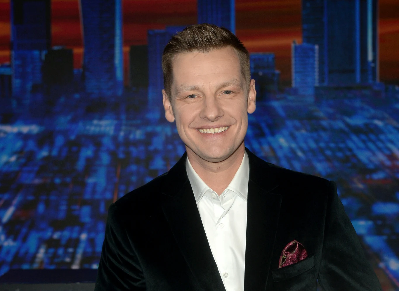 Marcin Mroczek na planie programu "Jaka to melodia" Marcin Mroczek na planie programu "Jaka to melodia"