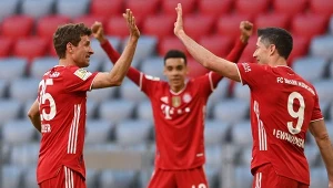 Thomas Mueller, Jamal Musiala i Robert Lewandowski