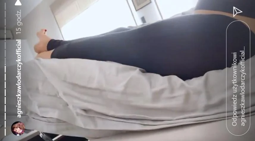 Agnieszka Włodarczyk większość czasu ostatnio spędza w łóżku fot. https://www.instagram.com/agnieszkawlodarczykofficial/?hl=pl Agnieszka Włodarczyk większość czasu ostatnio spędza w łóżku fot. https://www.instagram.com/agnieszkawlodarczykofficial/?hl=pl