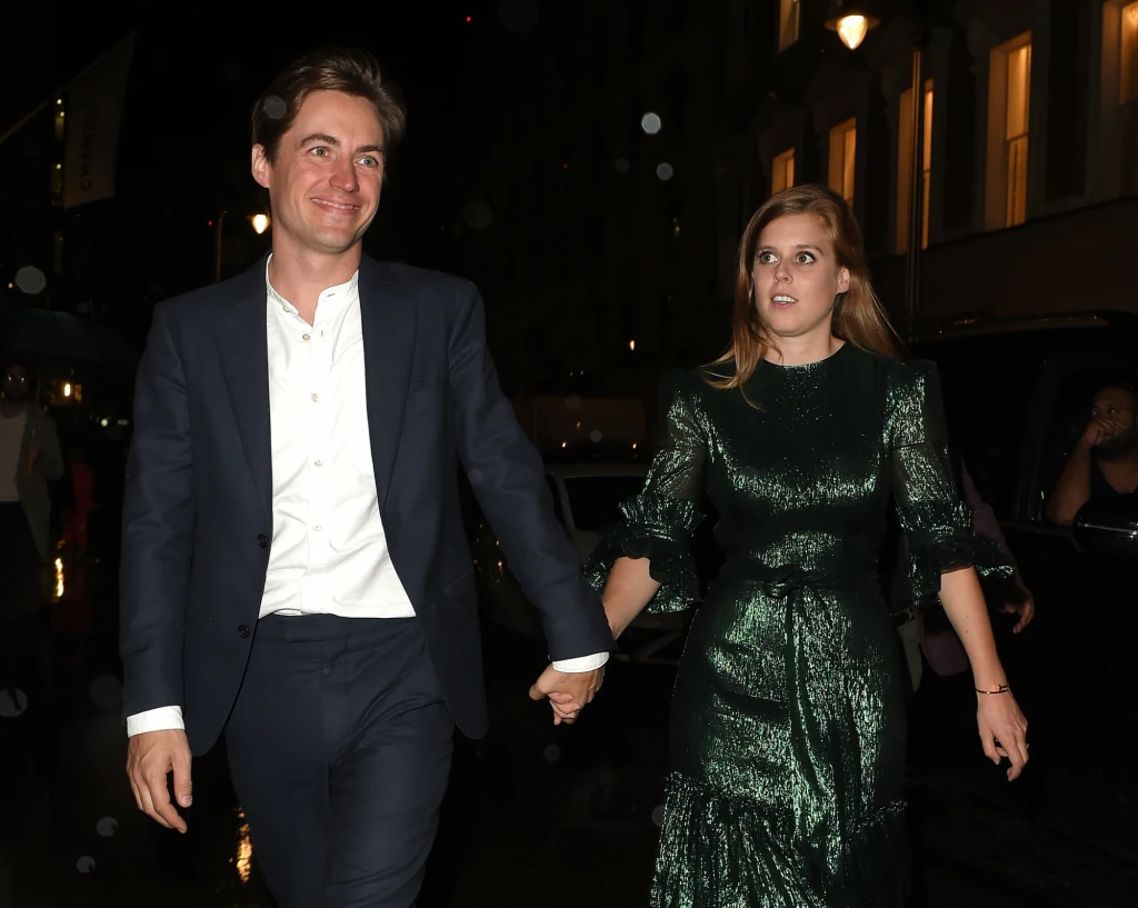 księżniczka Beatrice z mężem księżniczka Beatrice z mężem