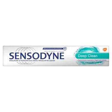 Sensodyne Deep Clean Pasta do zębów z fluorkiem 75 ml - 9