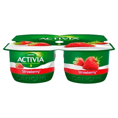 Activia Jogurt truskawkowy 480 g (4 x 120 g) - 1