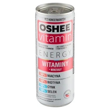 Oshee Vitamin Energy Napój gazowany o smaku pomarańczowym 250 ml - 6