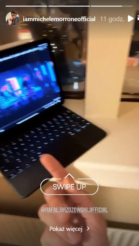 Michele Morrone przekonywał, że piosenka Brzozowskiego zasługuje na każdy głos fot. https://www.instagram.com/iammichelemorroneofficial/ Michele Morrone przekonywał, że piosenka Brzozowskiego zasługuje na każdy głos fot. https://www.instagram.com/iammichelemorroneofficial/