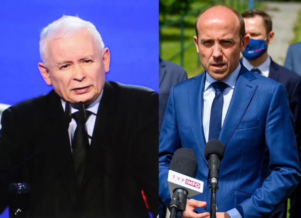 Jarosław Kaczyński i Borys Budka Jarosław Kaczyński i Borys Budka