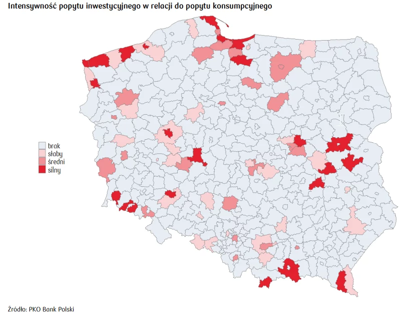Mapa atrakcyjności nieruchomości w Polsce 