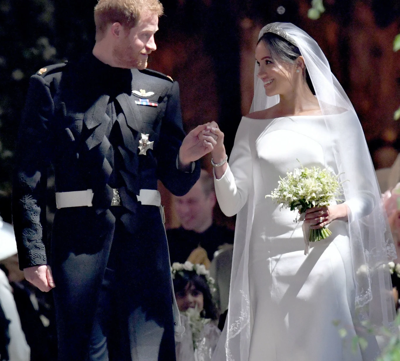 Meghan Markle i książę Harry w dniu swojego ślubu