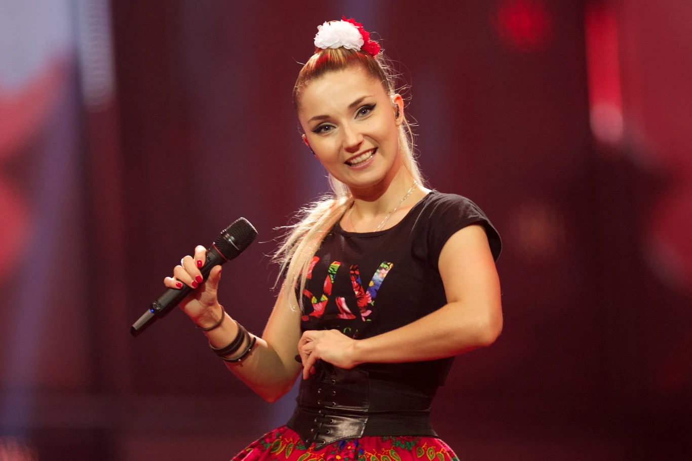 Cleo podczas Eurowizji 2014 Cleo podczas Eurowizji 2014