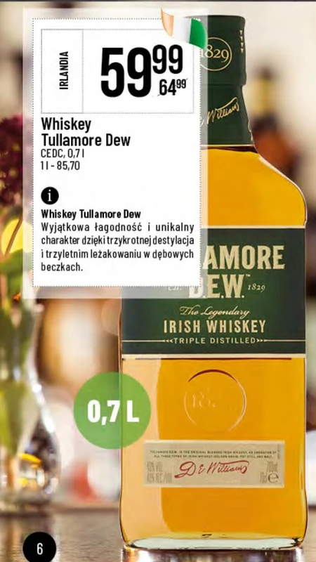 Whiskey Tullamore Dew