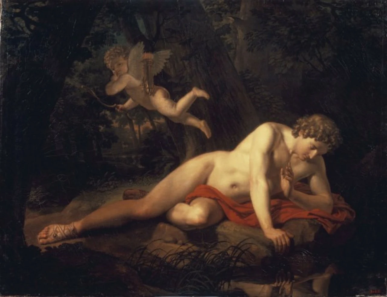 Obraz Karła Briułłowa, "Narcyz" (1819 r.) Obraz Karła Briułłowa, "Narcyz" (1819 r.)