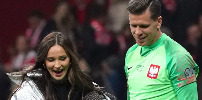 Marina Szczęsna i Wojtek Szczęsny