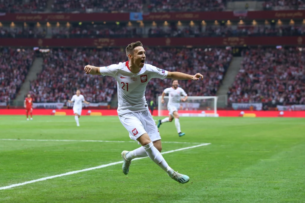 Przemysław Frankowski, powołany do kadry Polski na Euro 2020 przez Paulo Sousę, swojego jedynego gola w reprezentacji zdobył w meczu z Macedonią Północną Przemysław Frankowski, powołany do kadry Polski na Euro 2020 przez Paulo Sousę, swojego jedynego gola w reprezentacji zdobył w meczu z Macedonią Północną
