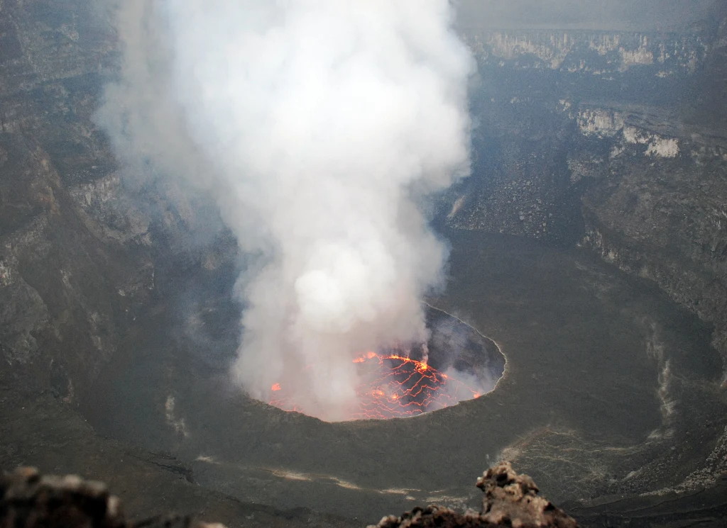 Wulkan Nyiragongo; zdj. ilustracyjne