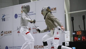 Zuzanna Cieślar (z lewej) kontra Angelika Wątor