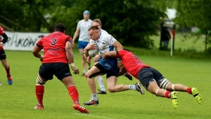 Kadr z meczu Juvenia Kraków – MKS Awenta Pogoń Siedlce