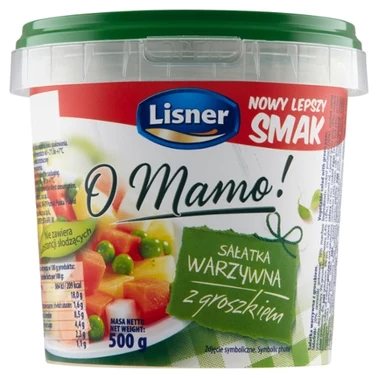 Lisner O Mamo! Sałatka warzywna z groszkiem 500 g - 3