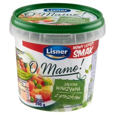 Lisner O Mamo! Sałatka warzywna z groszkiem 500 g - 2