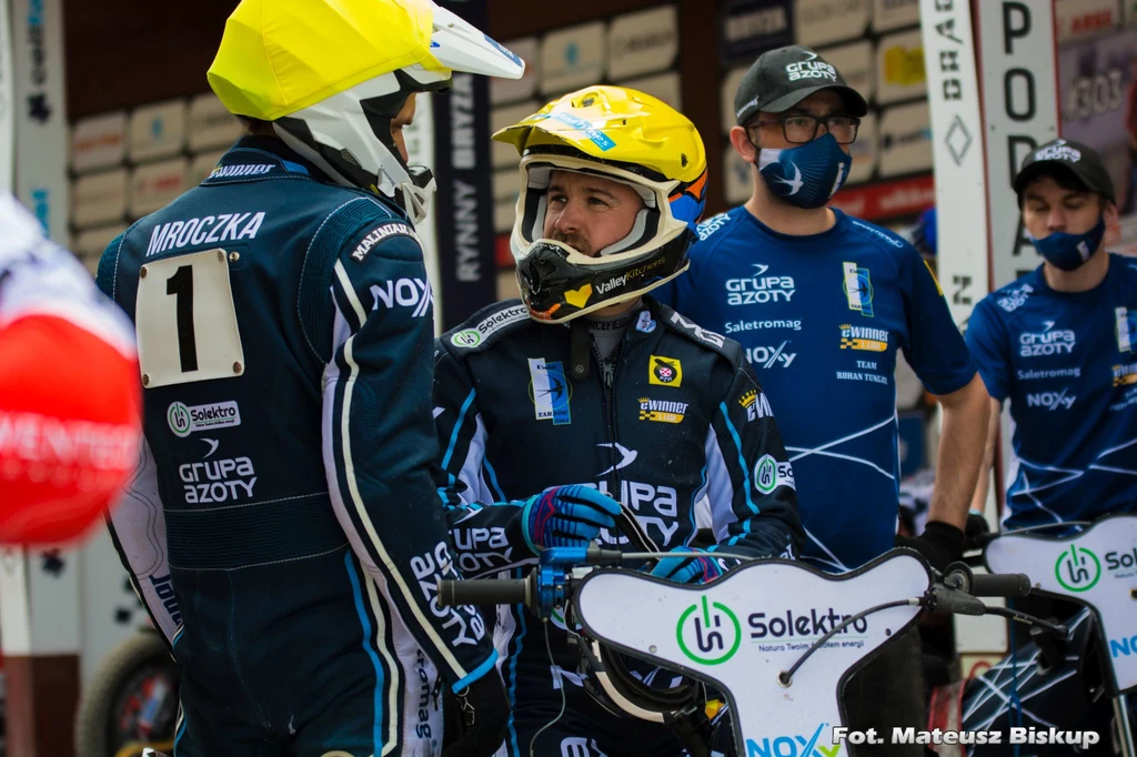 Rohan Tungate i Artur Mroczka w rozmowie