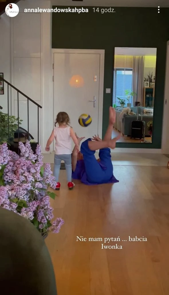 Anna Lewandowska opublikowała wideo z teściową w roli głównej Anna Lewandowska opublikowała wideo z teściową w roli głównej