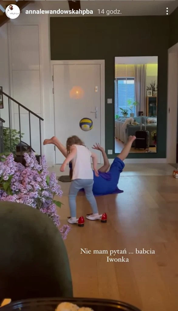 Anna Lewandowska opublikowała wideo z teściową w roli głównej Anna Lewandowska opublikowała wideo z teściową w roli głównej