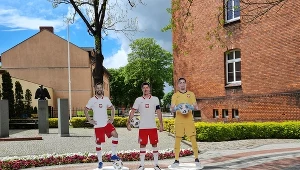 Figury reprezentantów Polski w Opalenicy (fot. UM Opalenica)