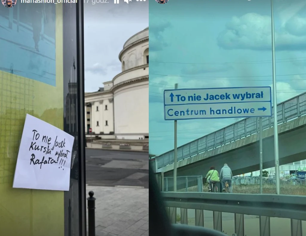 Maffashion ironizuje żądanie TVP i umieszcza "sprostowanie" wszędzie fot. https://www.instagram.com/maffashion_official/