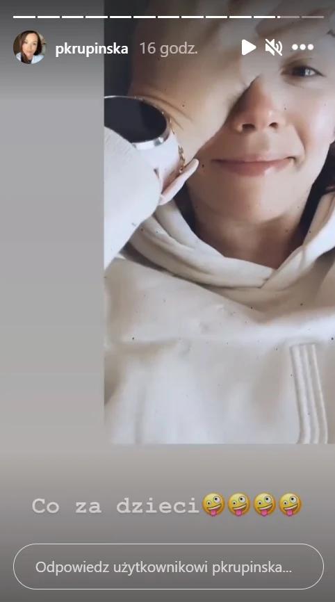 Paulina Krupińska nie wiedziała już co powiedzieć na odpowiedzi swoich dzieci fot. https://www.instagram.com/pkrupinska/ Paulina Krupińska nie wiedziała już co powiedzieć na odpowiedzi swoich dzieci fot. https://www.instagram.com/pkrupinska/
