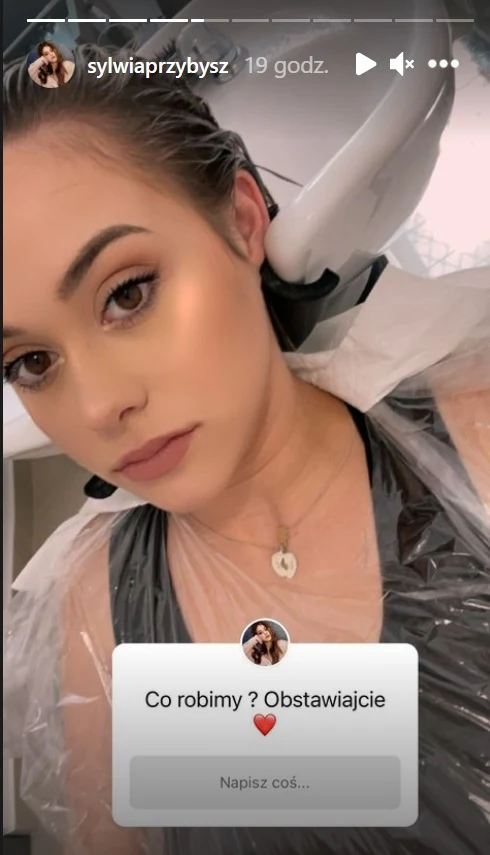 Sylwia była ciekawa czy jej fani zgadną, co planuje fot. https://www.instagram.com/sylwiaprzybysz/