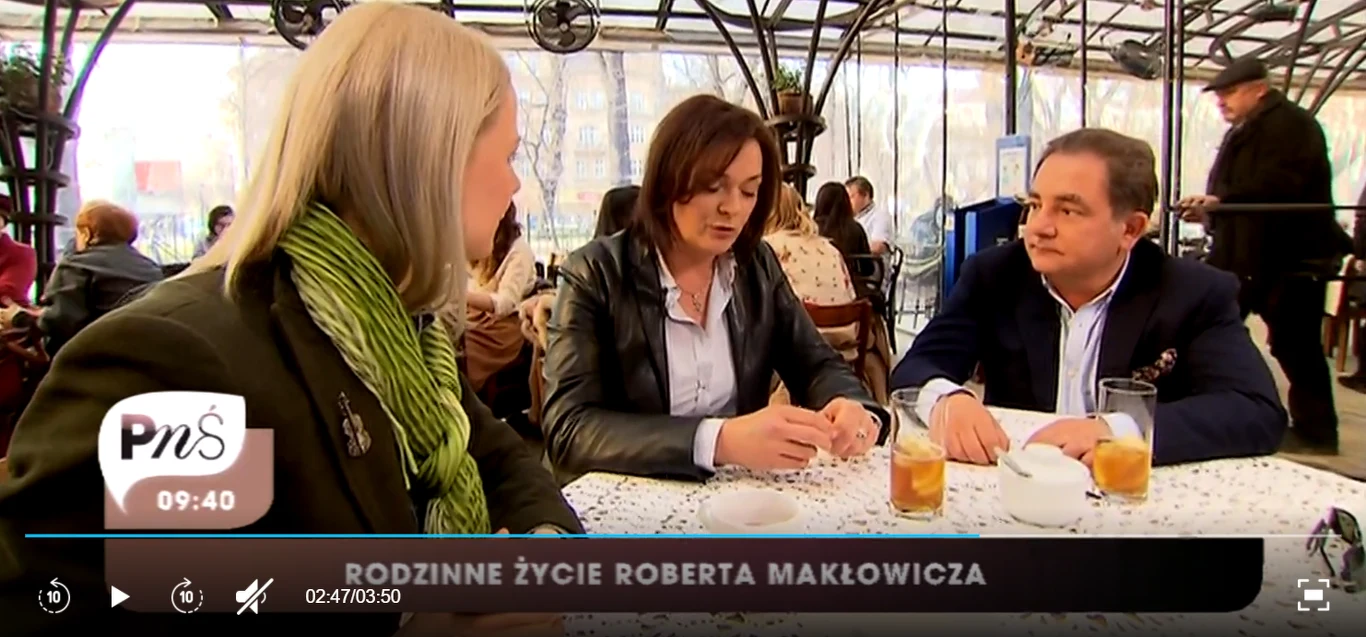 Robert Makłowicz z żoną w "Pytaniu na śniadanie"