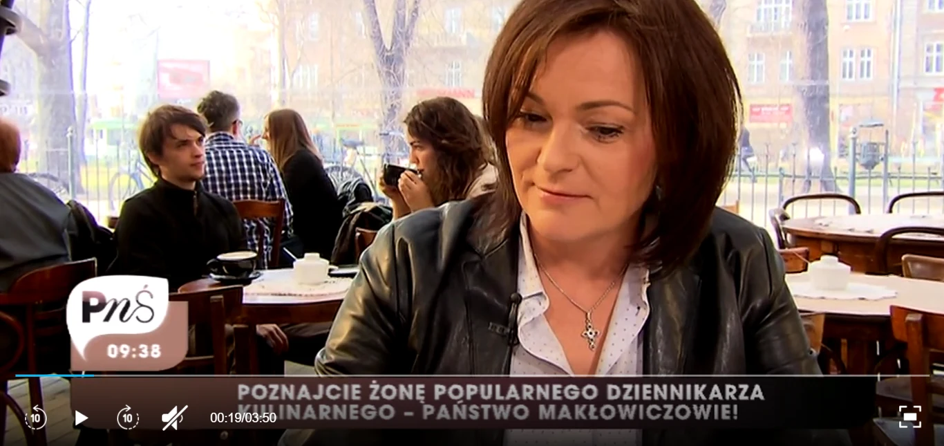 Żona Roberta Makłowicza