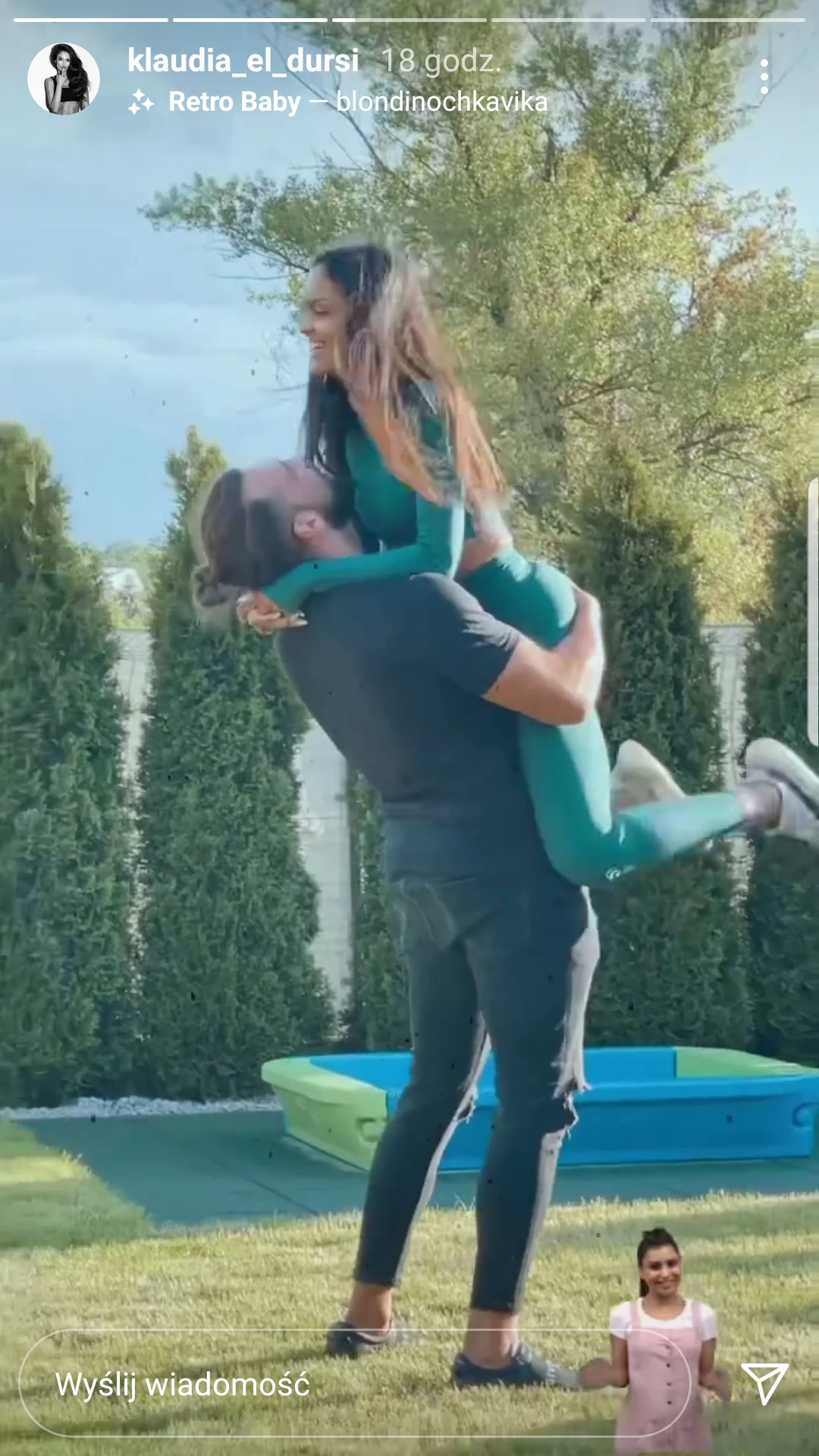 Klaudia El Dursi z partnerem