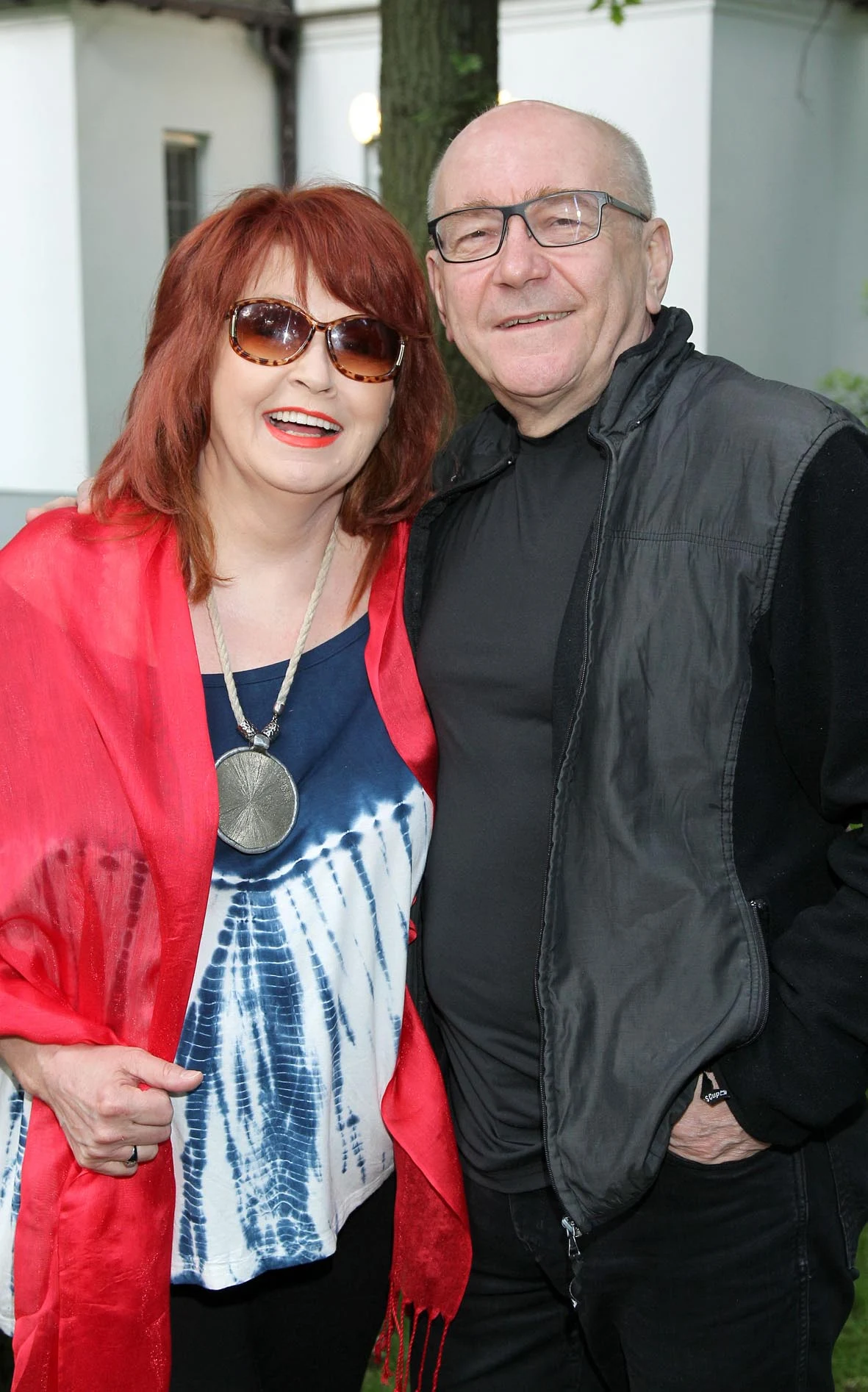 Danuta Błażejczyk z mężem