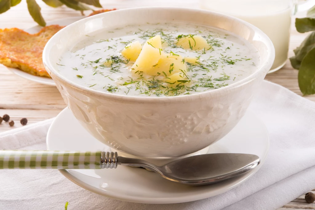 Zupa koperkowa jest niezwykle zdrową opcją na obiad 