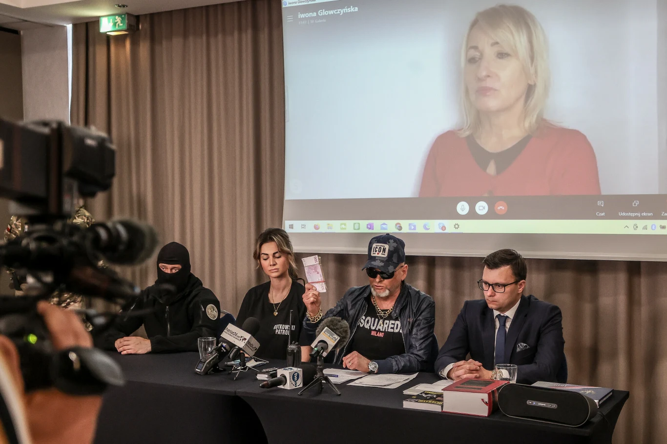 W konferencji wirtualnie uczestniczyła mama Iwony Wieczorek