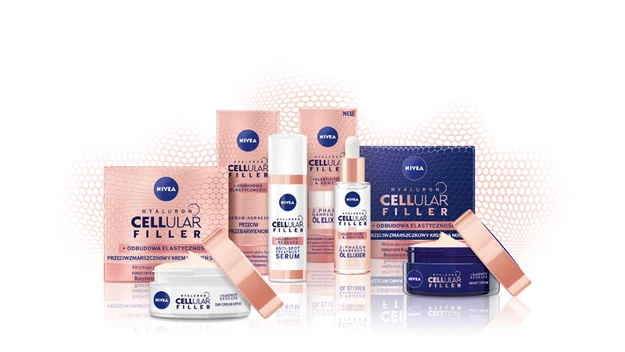 Linia Nivea Hyaluron Cellular Filler dla skóry dojrzałej zapewnia uczucie liftingu i redukuje zmarszczki.