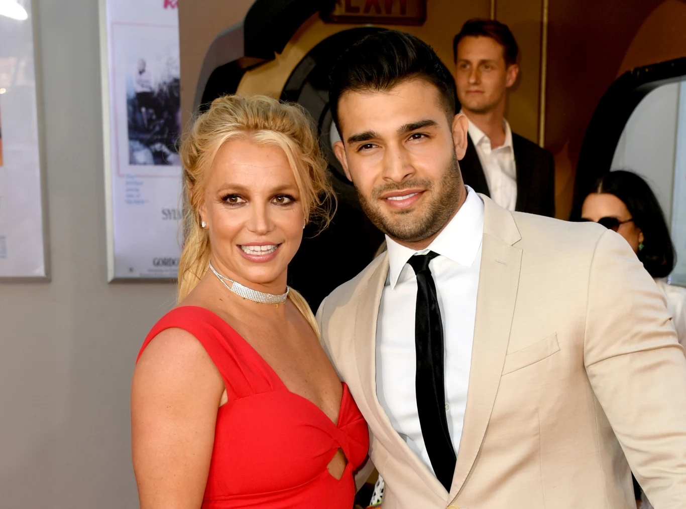Britney Spears z partnerem, Samem Asgharim Britney Spears z partnerem, Samem Asgharim