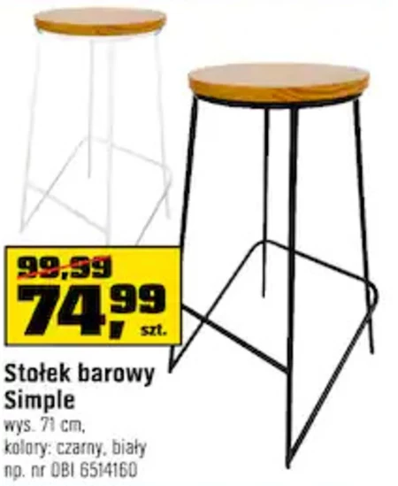 Stołek barowy