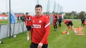Robert Lewandowski na zgrupowaniu reprezentacji