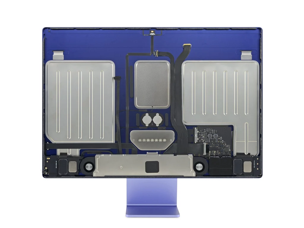 Nowy iMac rozebrany przez iFixit / fot. iFixit