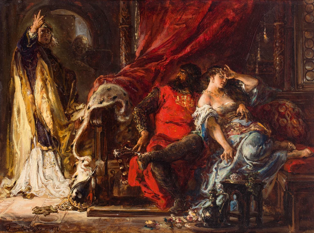 „Święty Stanisław karcący Bolesława Śmiałego” - obraz Jana Matejki „Święty Stanisław karcący Bolesława Śmiałego” - obraz Jana Matejki