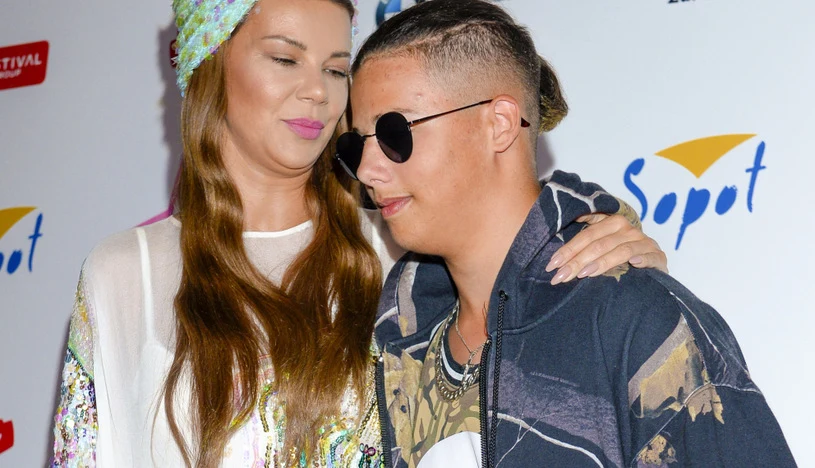 Edyta Górniak z synem Allanem Krupą Edyta Górniak z synem Allanem Krupą