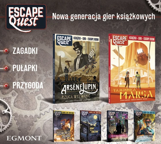 ​Podejmij wyzwanie i przeżyj przygodę z grami książkowymi "Escape Quest"!