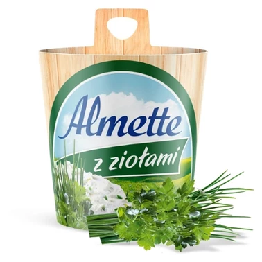 Almette Puszysty serek twarogowy z ziołami 150 g - 1