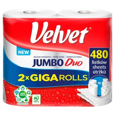 Velvet Jumbo Duo Ręcznik papierowy 2 rolki - 6