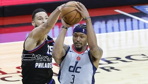 Ben Simmons (z lewej) i Bradley Beal wyróżniali się na parkiecie