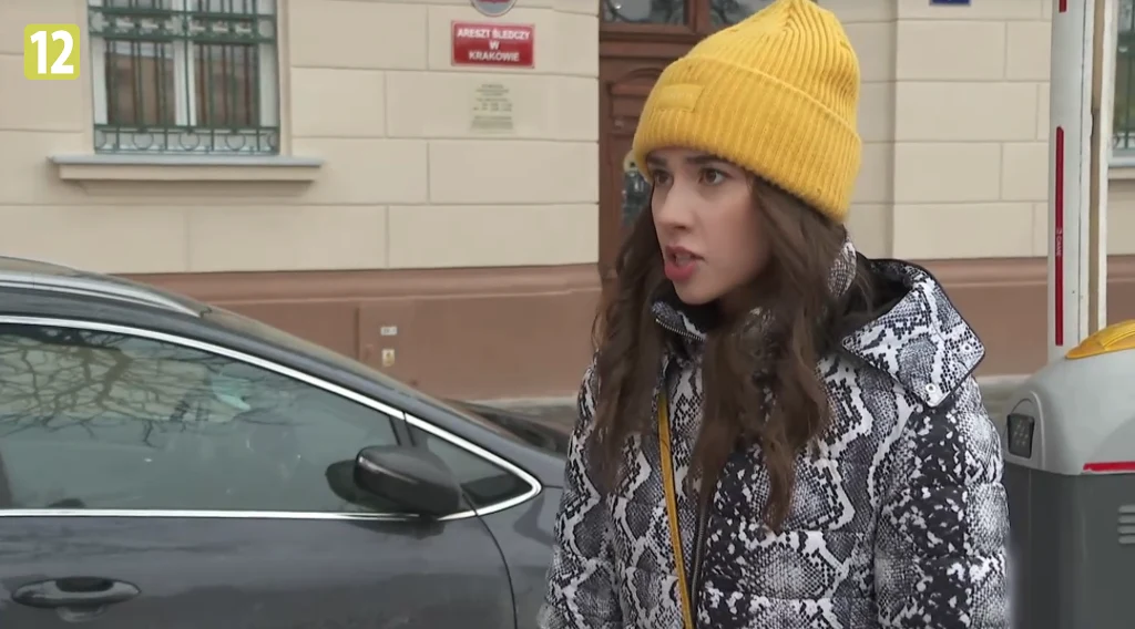Marcelina Ziętek na planie "19+" Marcelina Ziętek na planie "19+"